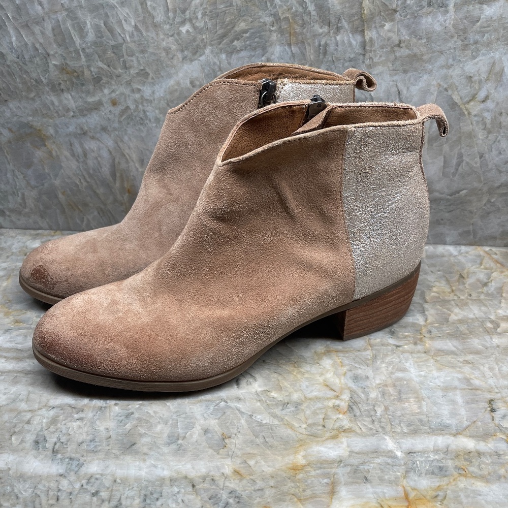 Sofft Suede And Shimmer Bootie Size 9.5